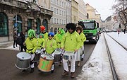  Bateria Z bei der Schlüsselübergabe und Einzug des Narrhalla Prinzenpaares 2019 (©Foto: Martin Schmitz)